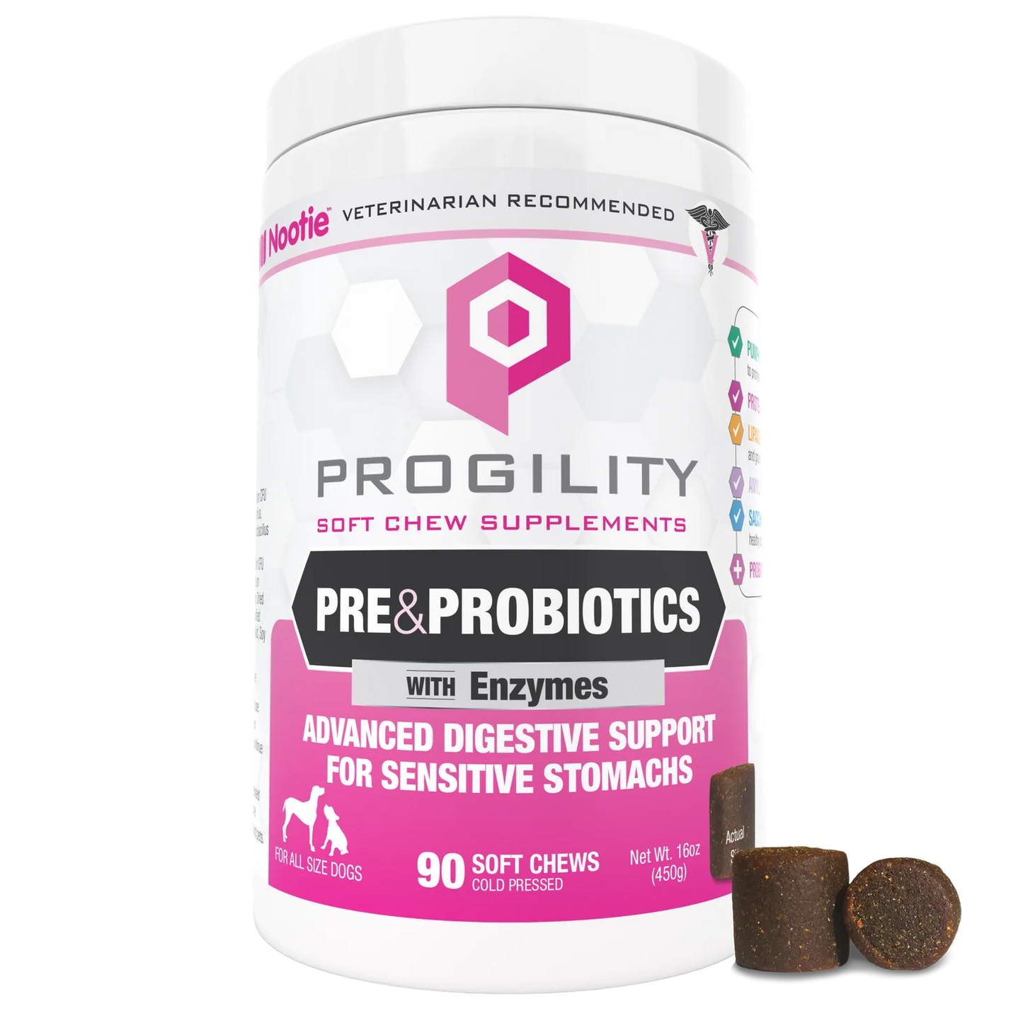 Nooties Progility Pre & Probiotics 90 ct