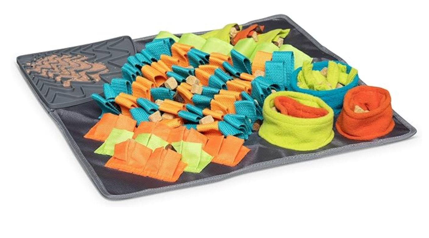 Messy Mutts Square Forage & Snuffle Mat with Suction 16"