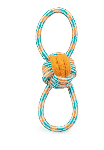 Thoozy Pet Figure 8 Knot Ball Rope 11.5"