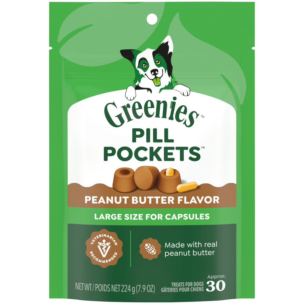 Greenies Pill Pockets Capsules Peanut Butter 7.9 oz. (30 ct.)