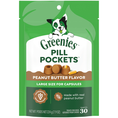 Greenies Pill Pockets Capsules Peanut Butter 7.9 oz. (30 ct.)