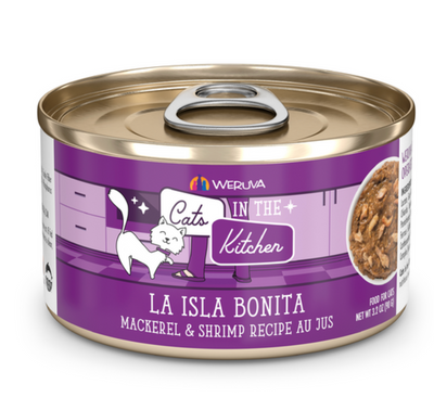 Weruva Cats in the Kitchen La Isla Bonita Mackerel & Shrimp Au Jus