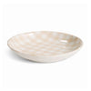 Petrageous Gingham Stoneware Saucer 5"