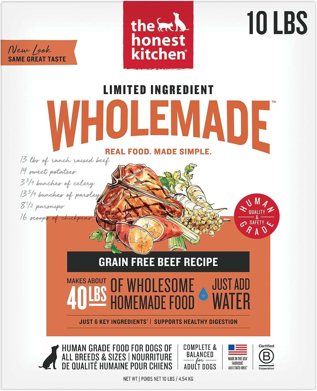 Honest Kitchen Limited Ingredient Beef Recipe