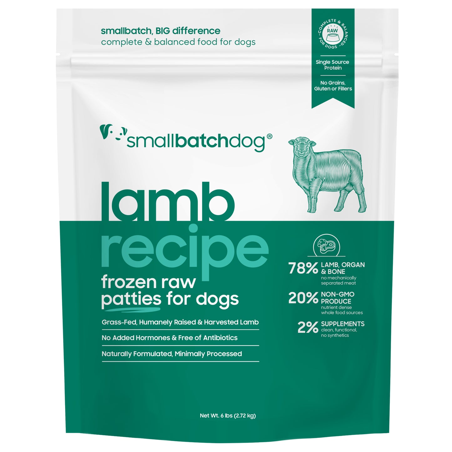 Small Batch Raw Frozen Lamb Batch