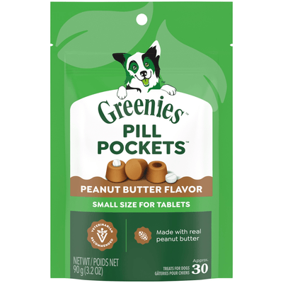 Greenies Pill Pockets Tablets Peanut Butter 3.2oz.  (30 ct.)