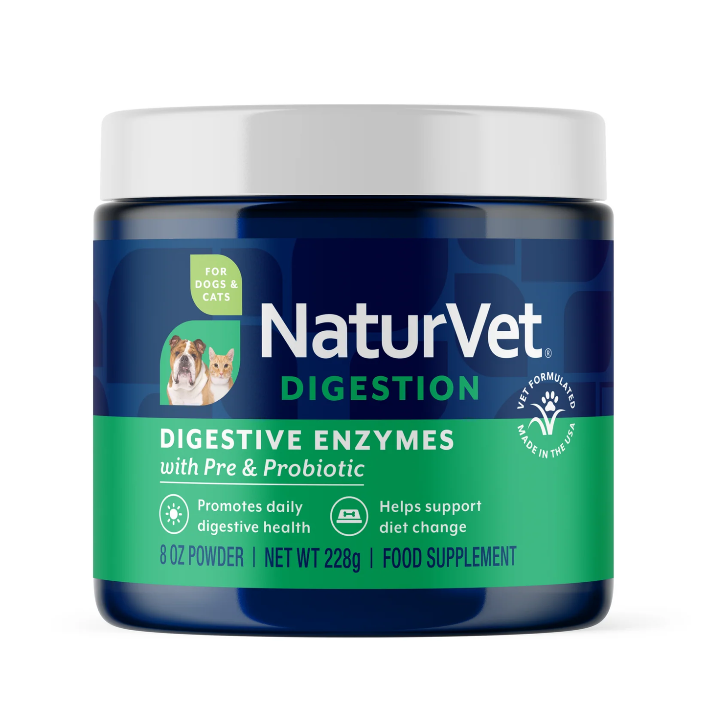 NaturVet Digestive Enzymes & Probiotics