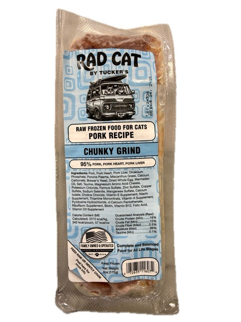 Rad Cat Frozen Pork Chunky Grind