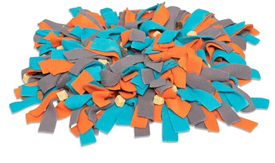 Messy Mutts Round Forage & Snuffle Mat with Suction 15"