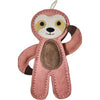 Advanced Pet Product Tuff Toy Leather & Wool Sloth