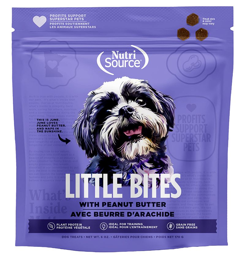 Nutri Source Little Bites Grain Free Peanut Butter 6 oz