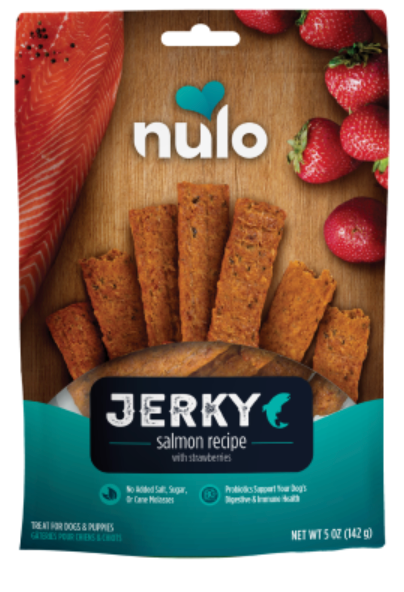 Nulo Freestyle Jerky Salmon & Strawberries 5 oz.