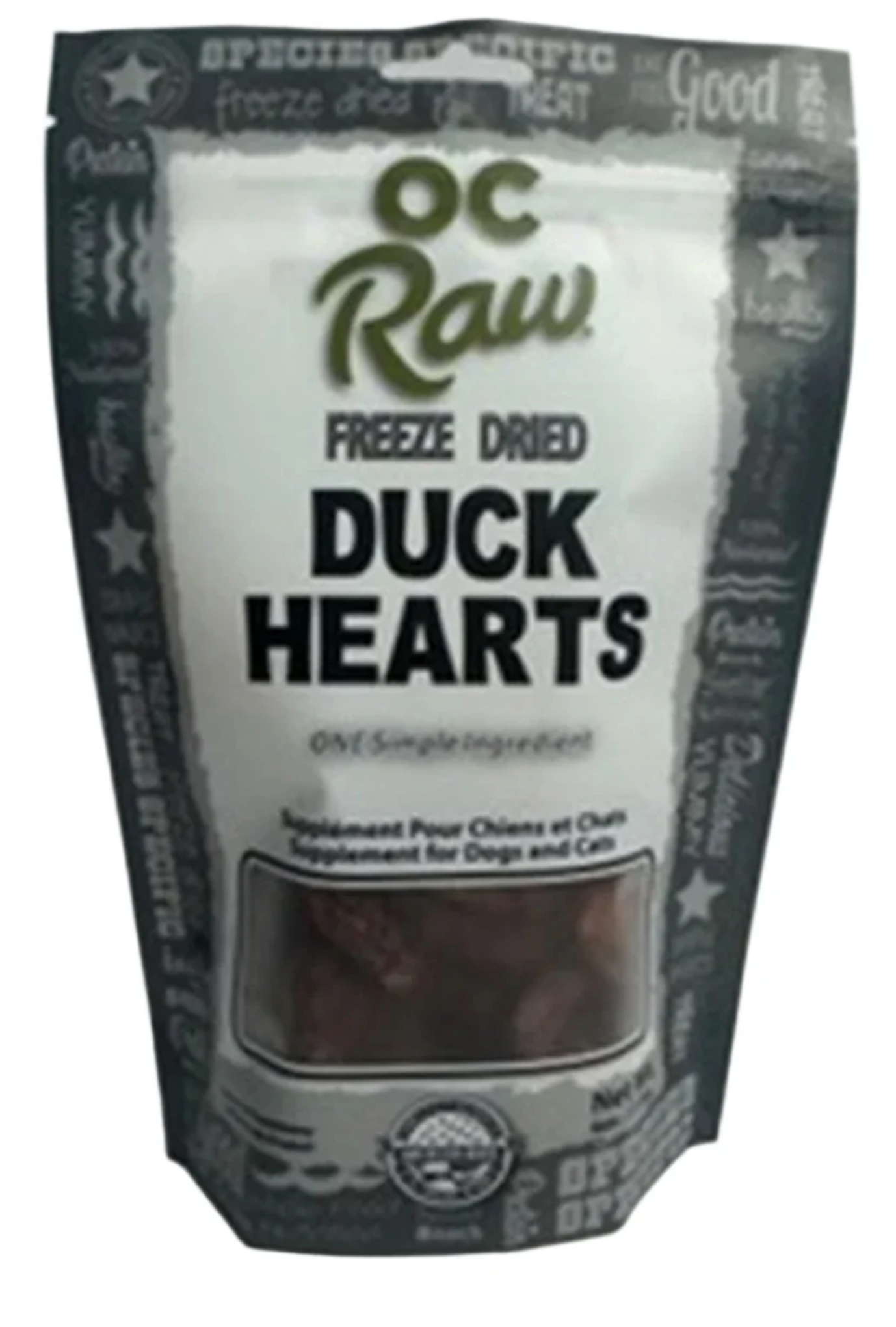 OC Raw Freeze Dried Duck Liver 4 oz.