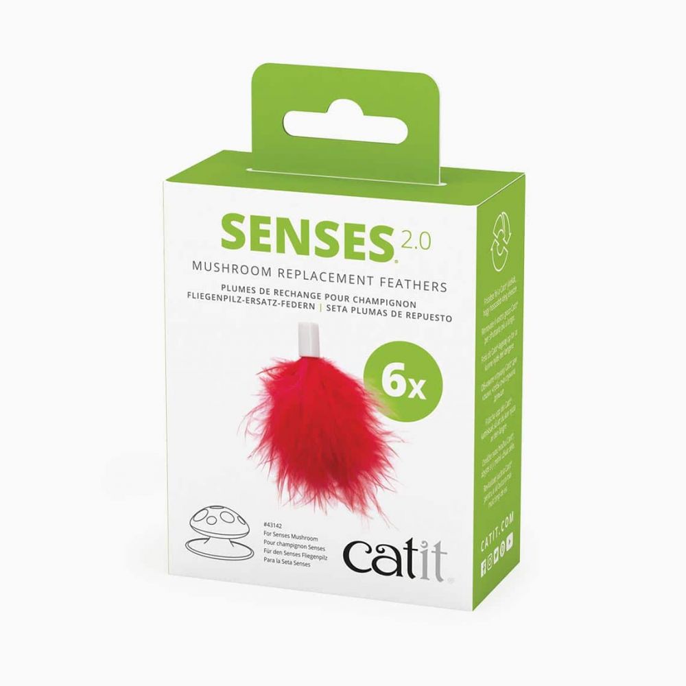 Catit Senses 2.0 Mushroom Toy Replacement Feathers
