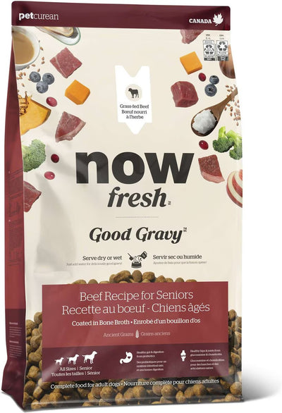 Now Fresh Good Gravy Senior Beef in Bone Broth With Grains