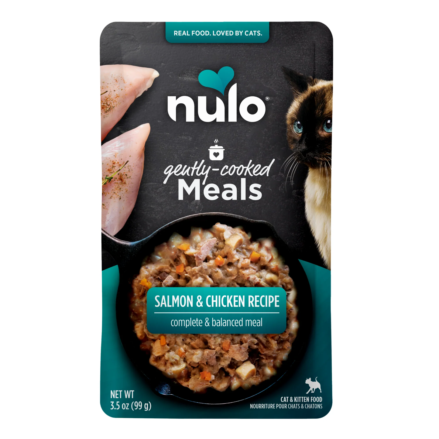 Nulo Gently Cooked Salmon & Chicken Cat & Kitten Pouch