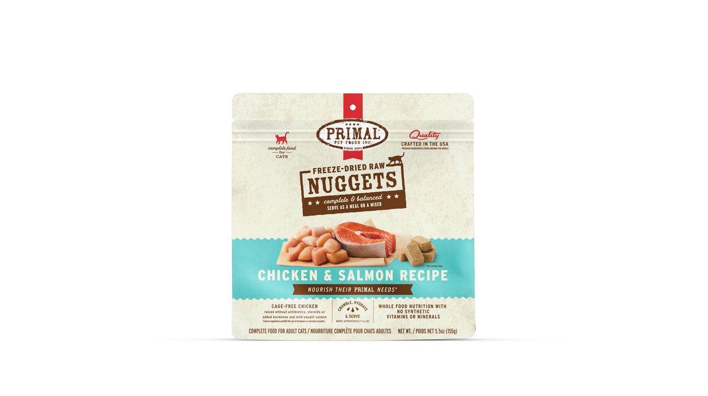 Primal Cat Freeze-Dried Chicken & Salmon Formula