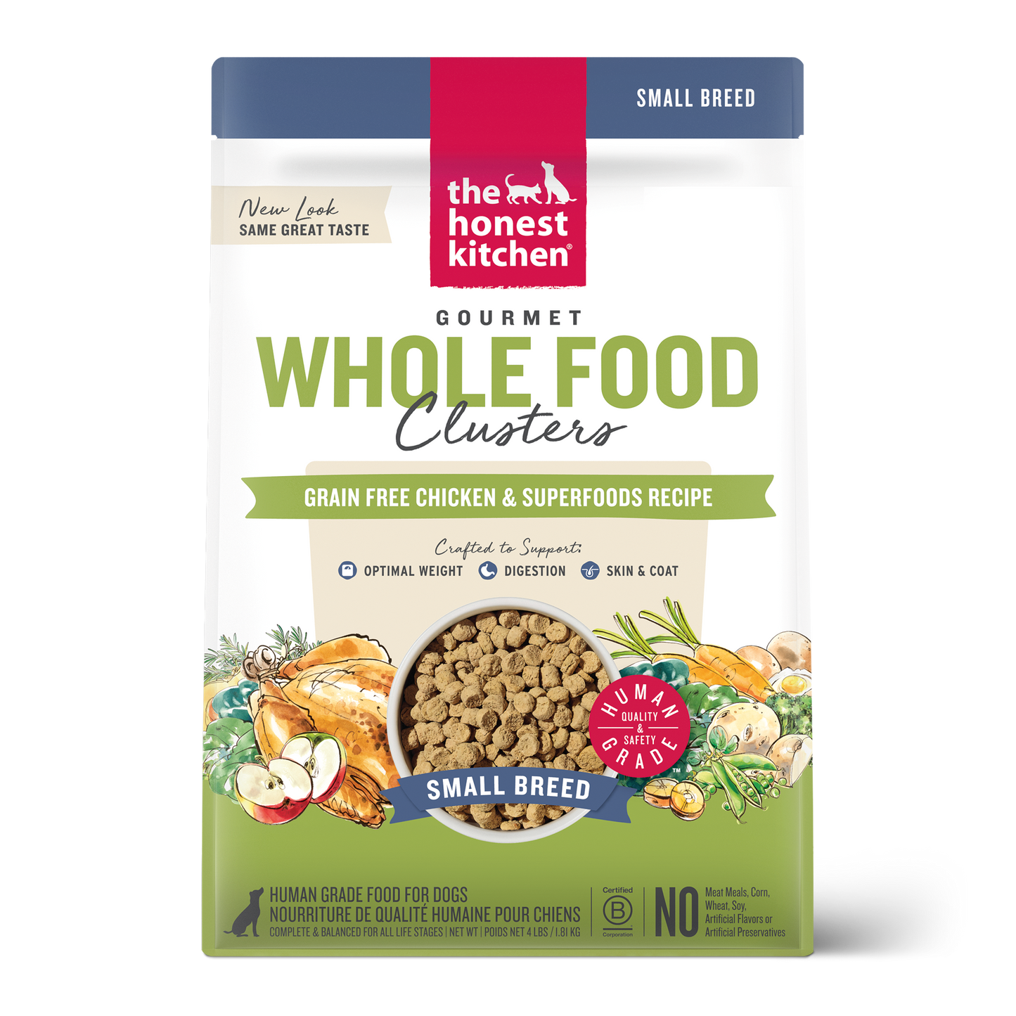 Honest Kitchen Clusters Grain Free Small Breed Chicken