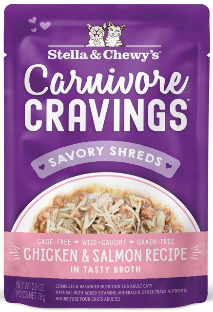 Stella & Chewy's Cat Carnivore Cravings Chicken & Salmon Pouch