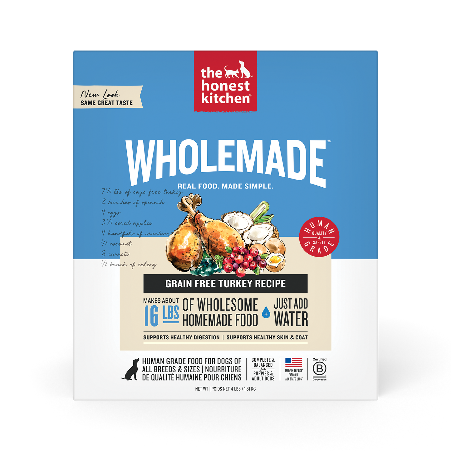 Honest Kitchen Grain-Free Turkey Recipe