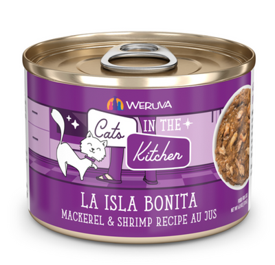 Weruva Cats in the Kitchen La Isla Bonita Mackerel & Shrimp Au Jus