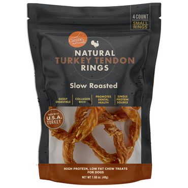 Canine Naturals Turkey Tendon Small Ring 4 ct