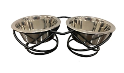 Advanced Pet Product Wire Ring Double Diner