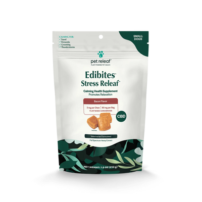 Pet Releaf Stress Releaf Edibites Peppered Bacon Flavor