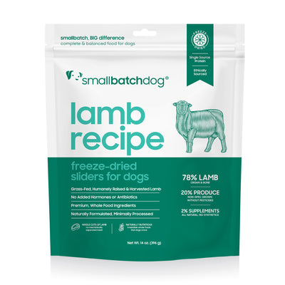 Small Batch Freeze Dried Lamb Sliders 14 oz.