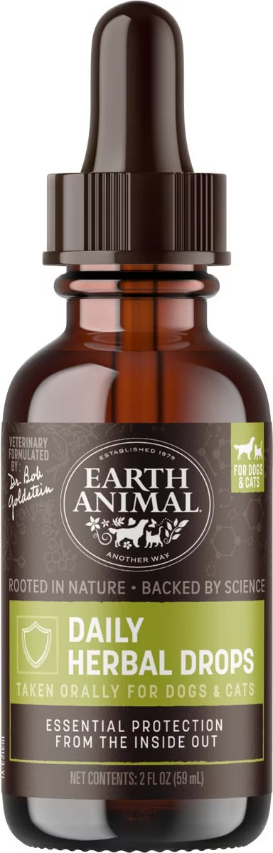 Earth Animal Nature's Protection Flea & Tick Herbal Drops 2 oz
