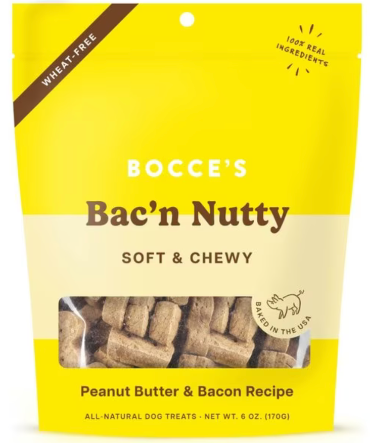 Bocce's Soft & Chewy Bac'n & Nutty Soft & Chewy  6 oz.