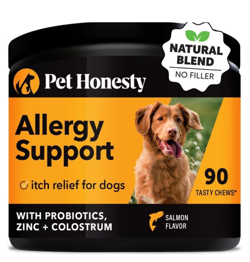 Pet Honesty Allergy Support Relief Chews 90 Ct