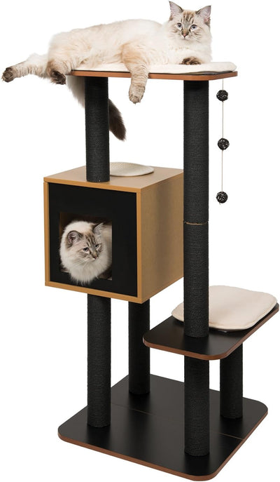 Catit Vesper Cat Furniture V High Base Black