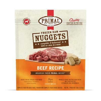 Primal Raw Frozen Beef Formula