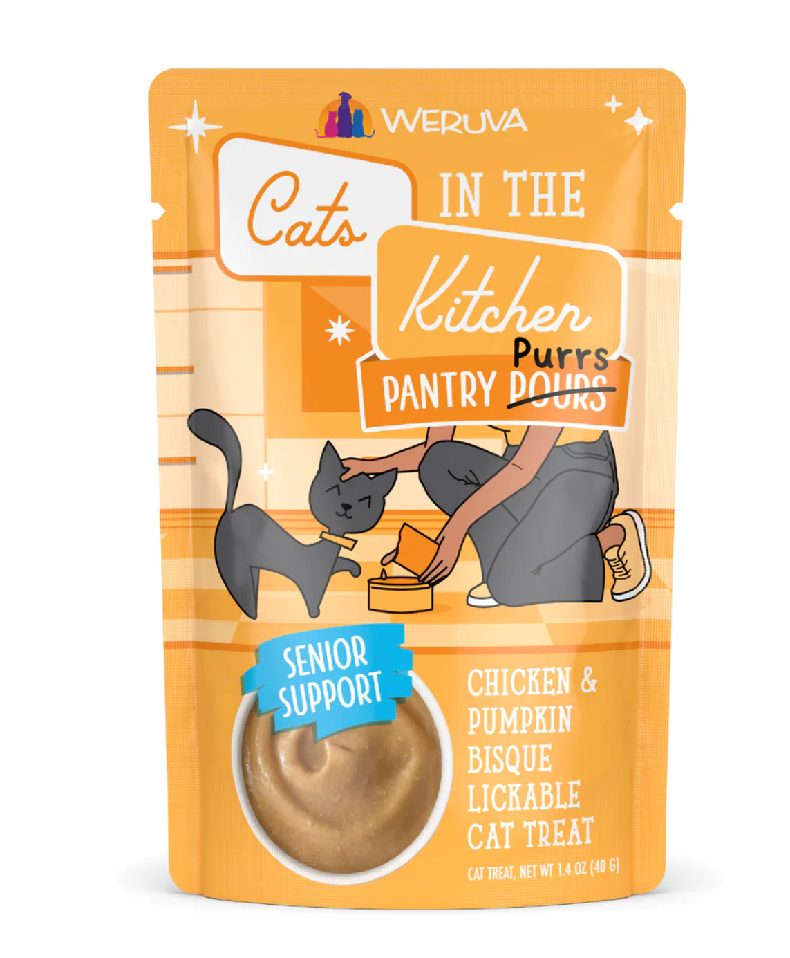 Weruva Cats in the Kitchen Pantry Pours Chicken & Pumpkin Bisque Senior