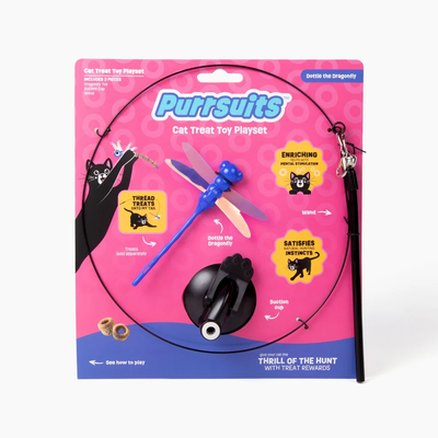 Giddy Kitty Purrsuits Dragonfly Cat Toy