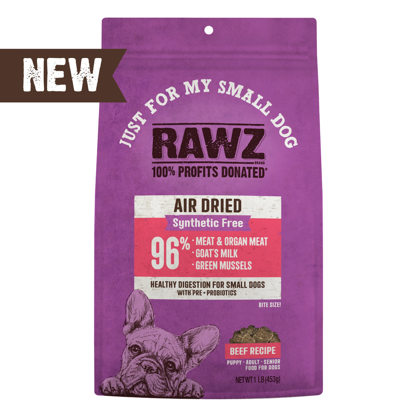Rawz Air Dried Just for My Small Dog Beef