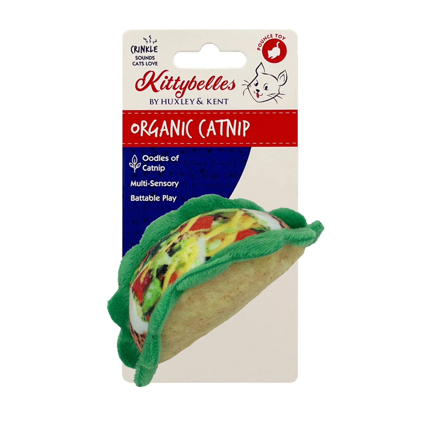 Huxley & Kent Organic Catnip Taco Toy