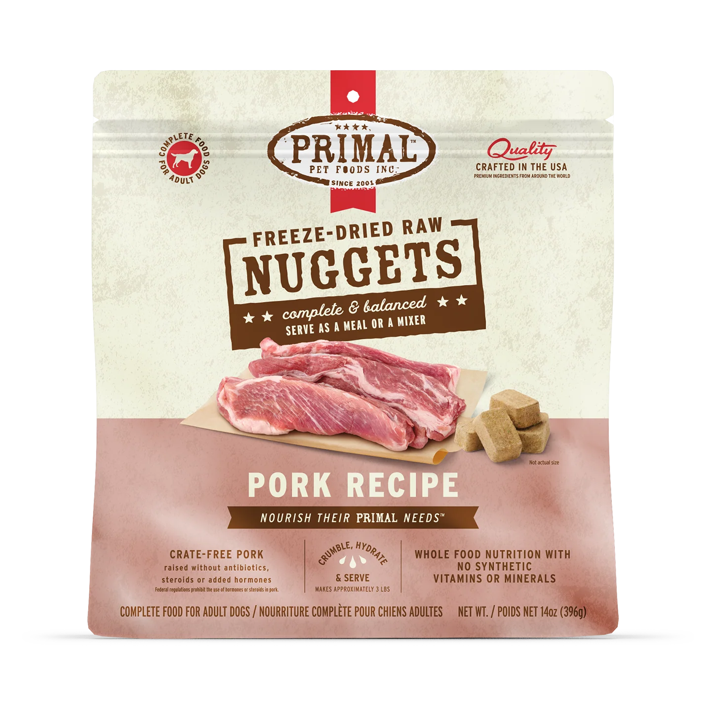 Primal Freeze-Dried Pork Formula