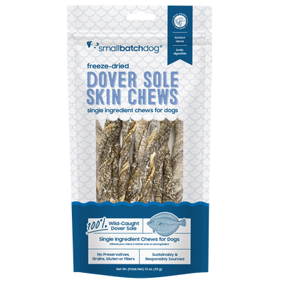 Small Batch Freeze Dover Sole Skin 1.5 oz