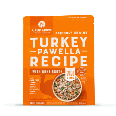 A Pup Above Frozen Turkey Pawella