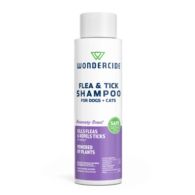 Wondercide Flea & Tick Rosemary Shampoo 12 oz