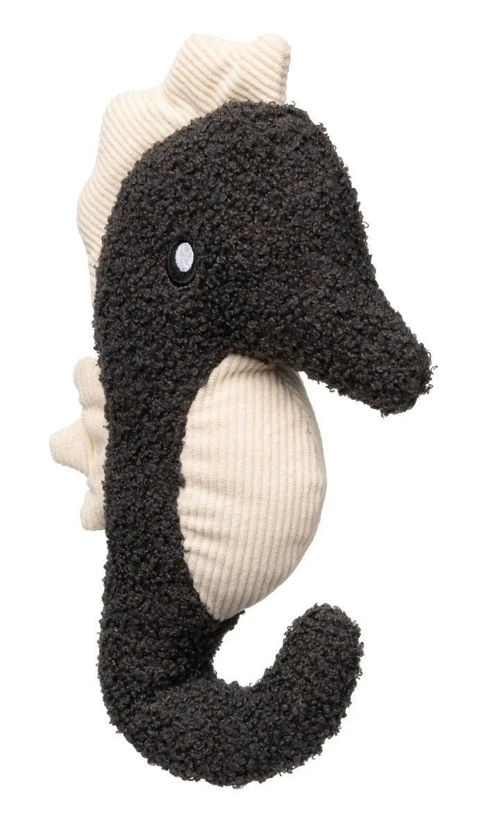 FuzzYard Life Grey Seahorse Plush Dog Toy
