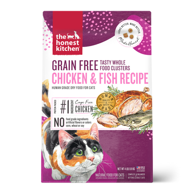 Honest Kitchen Cat Clusters Chicken & Fish