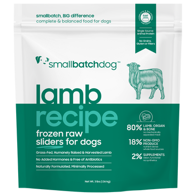 Small Batch Raw Frozen Lamb Batch