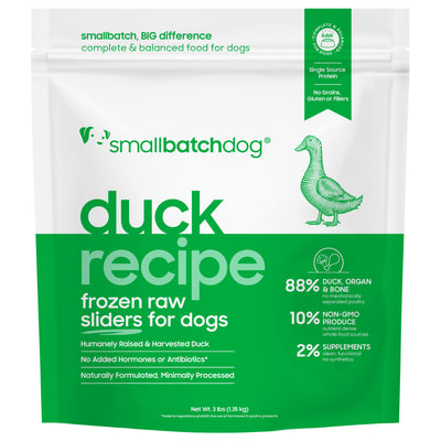 Small Batch Raw Frozen Duck Batch