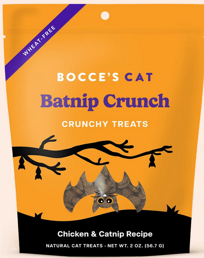 Bocce Batnip Crunch Cat Snacks Chicken & Catnip 2 oz