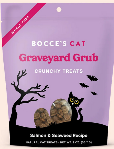 Bocce Graveyard Grub Cat Snacks Salmon & Seaweed 2 oz