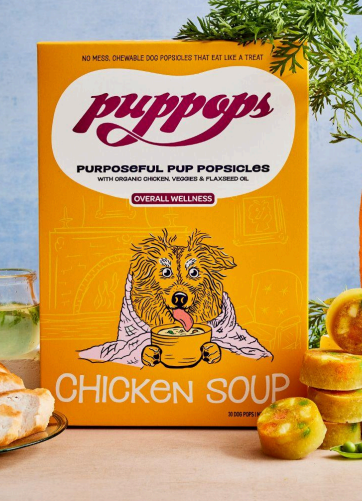 Puppops Overall Wellness "Chicken Soup" 30 Dog Pops