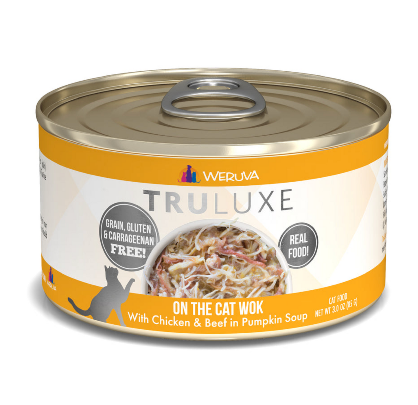 Weruva TruLuxe On The Cat Wok with Chicken & Beef in Pumpkin Soup
